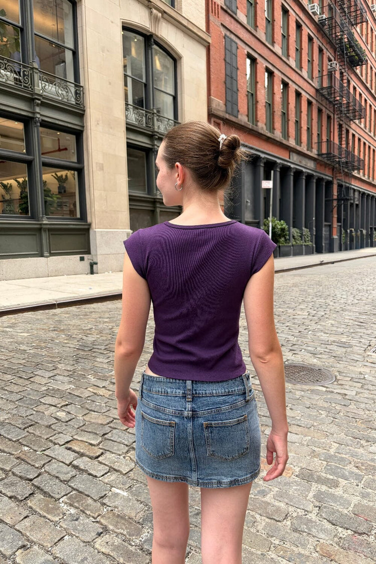 Itzel Top | Deep Purple / XS/S