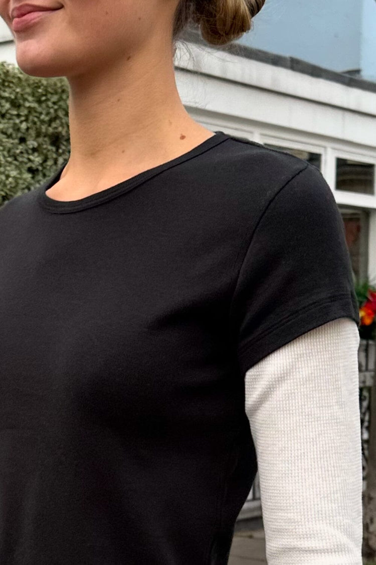 Hailie Long Sleeve Top | Black / XS/S