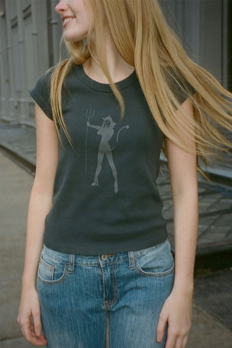 Hailie Top | Faded Black / XS/S