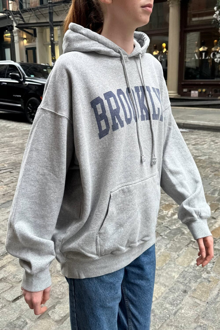 Brooklyn Hoodie | Grey / Oversized Fit