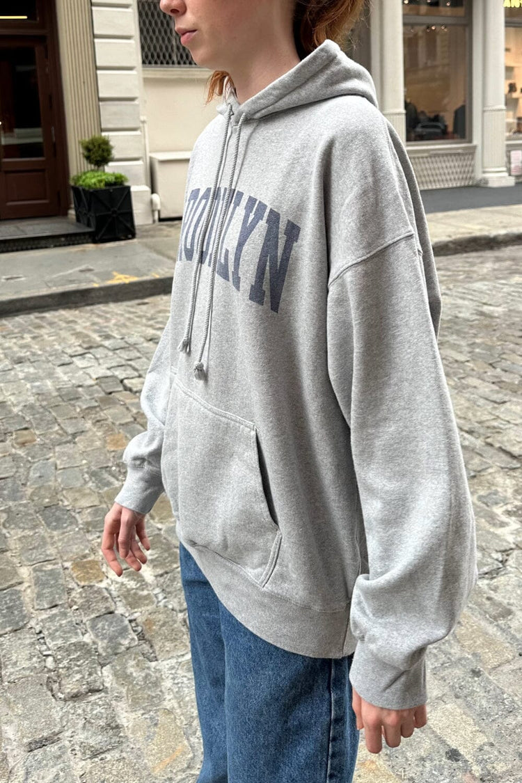 Brooklyn Hoodie | Grey / Oversized Fit