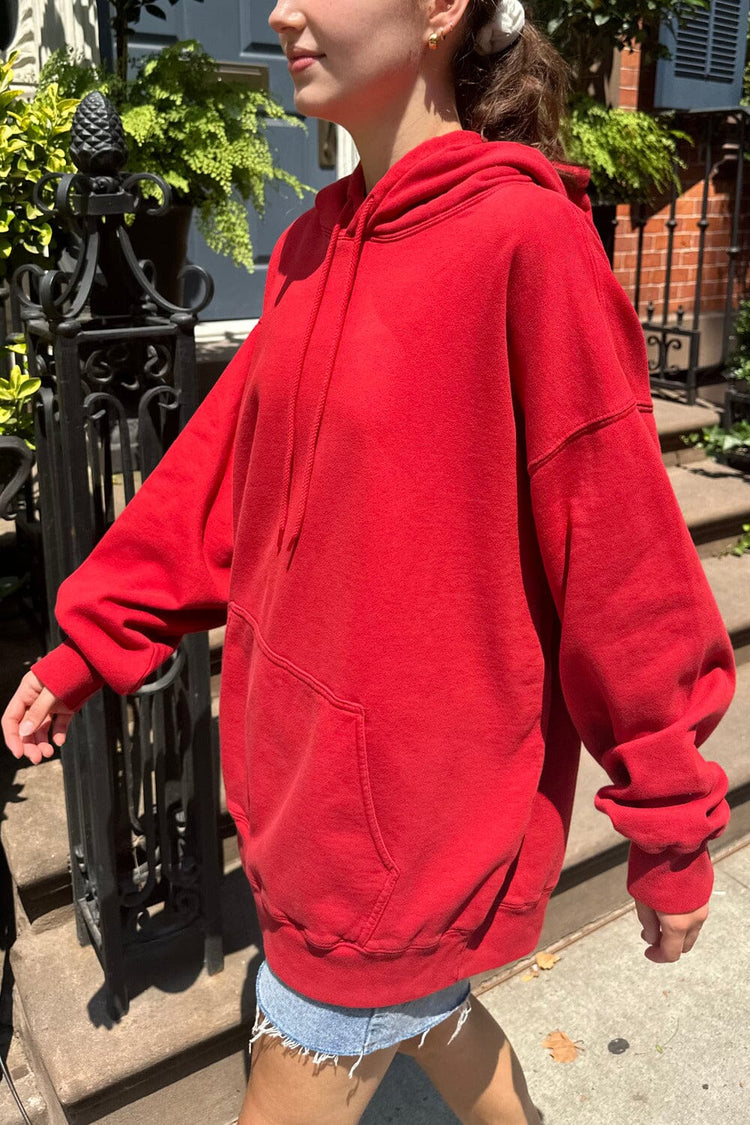 Christy Hoodie | Red / Oversized Fit