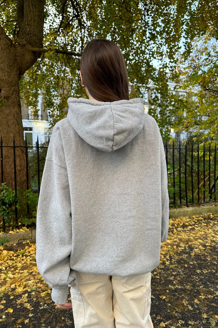 Christy USA Hoodie | Heather Grey / Oversized Fit