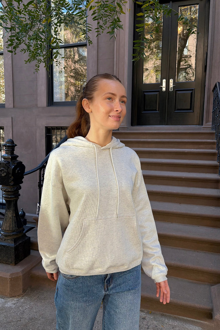 Christy Hoodie | Light Heather Grey / Oversized Fit