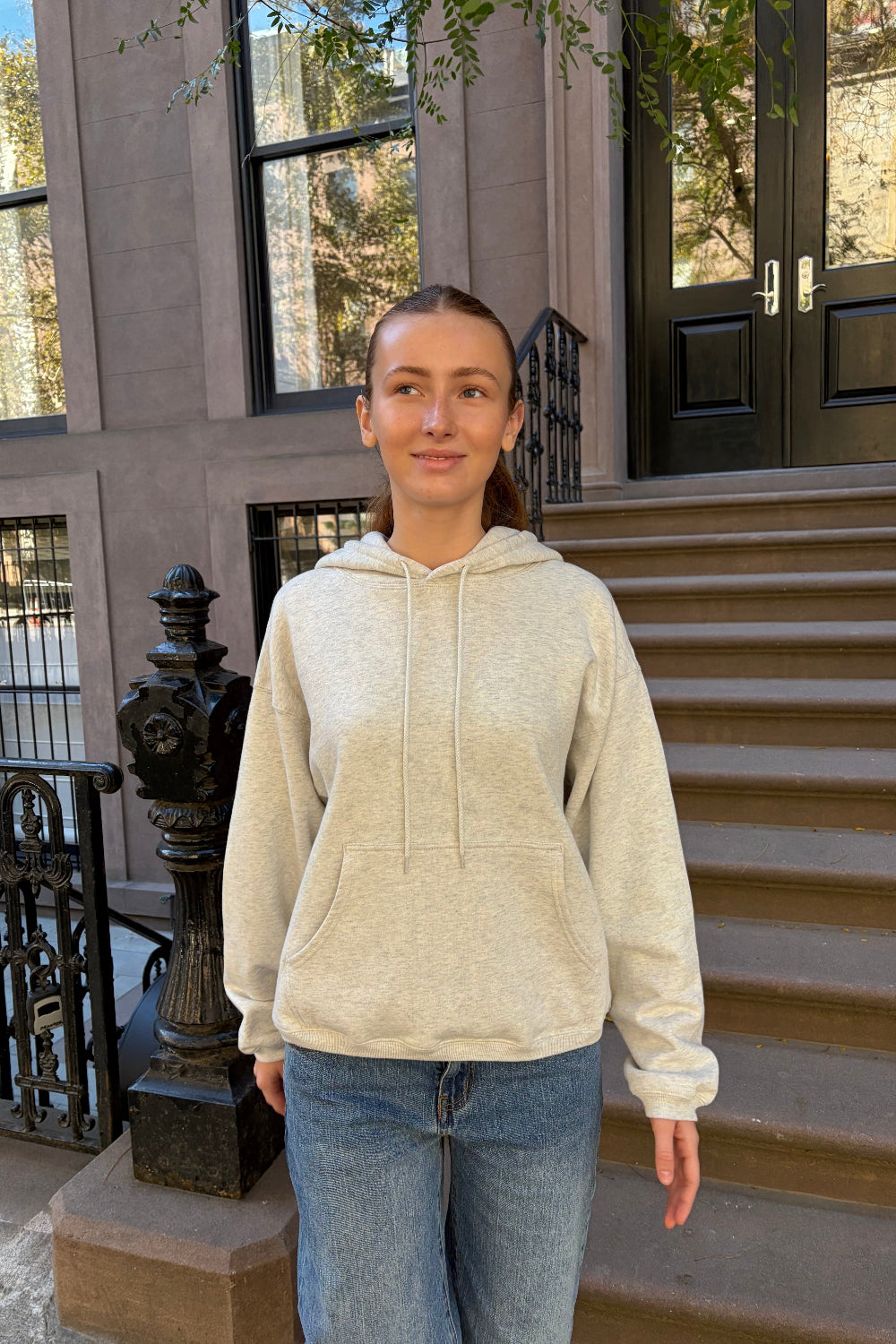 Christy Hoodie | Light Heather Grey / Oversized Fit