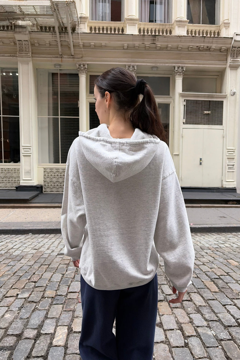 Christy Malibu Hoodie | Light Heather Grey / Oversized Fit