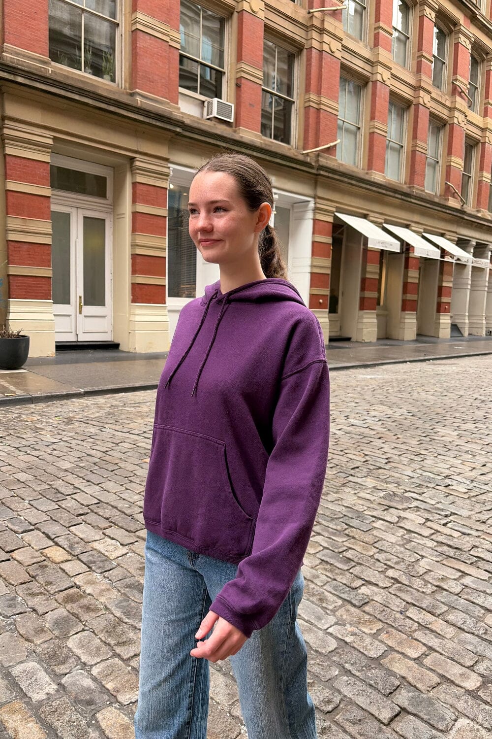 Christy Hoodie | Bright Purple / Oversized Fit