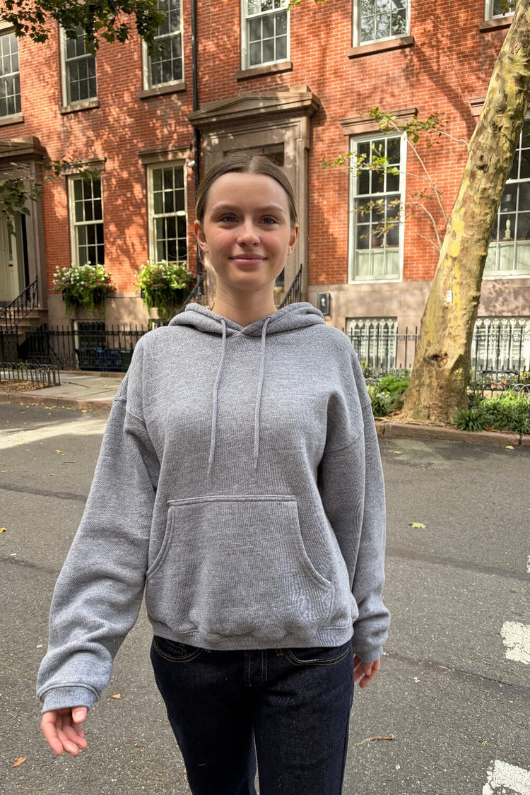 Christy Hoodie | Heather Grey / Oversized Fit