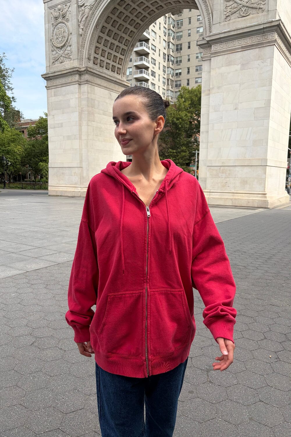 Christy Hoodie | Red / Oversized Fit
