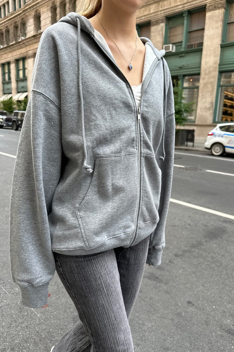 Christy Hoodie | Heather Grey / Oversized Fit