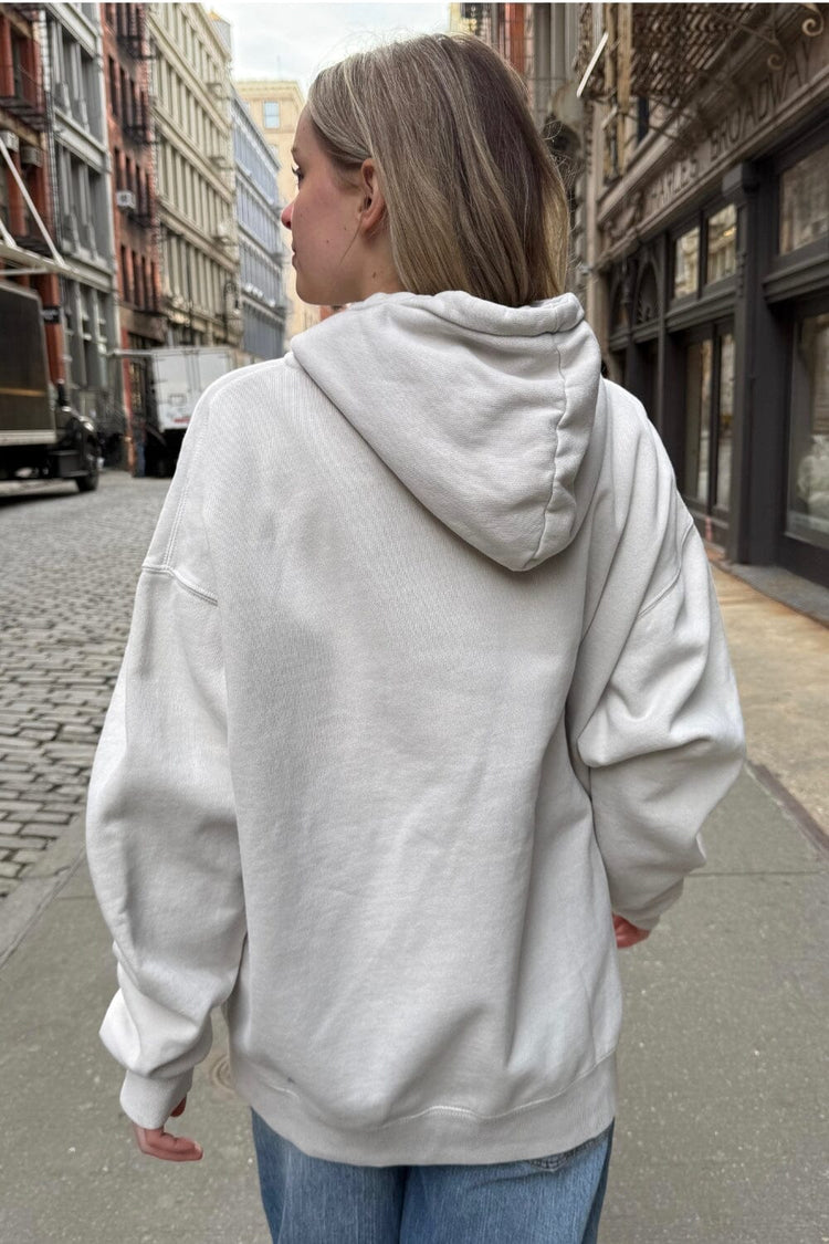 Christy Hoodie | Heather White / Oversized Fit