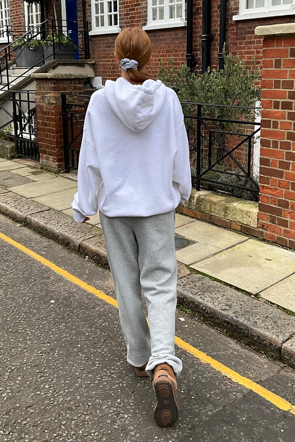 Heather White / Oversized Fit