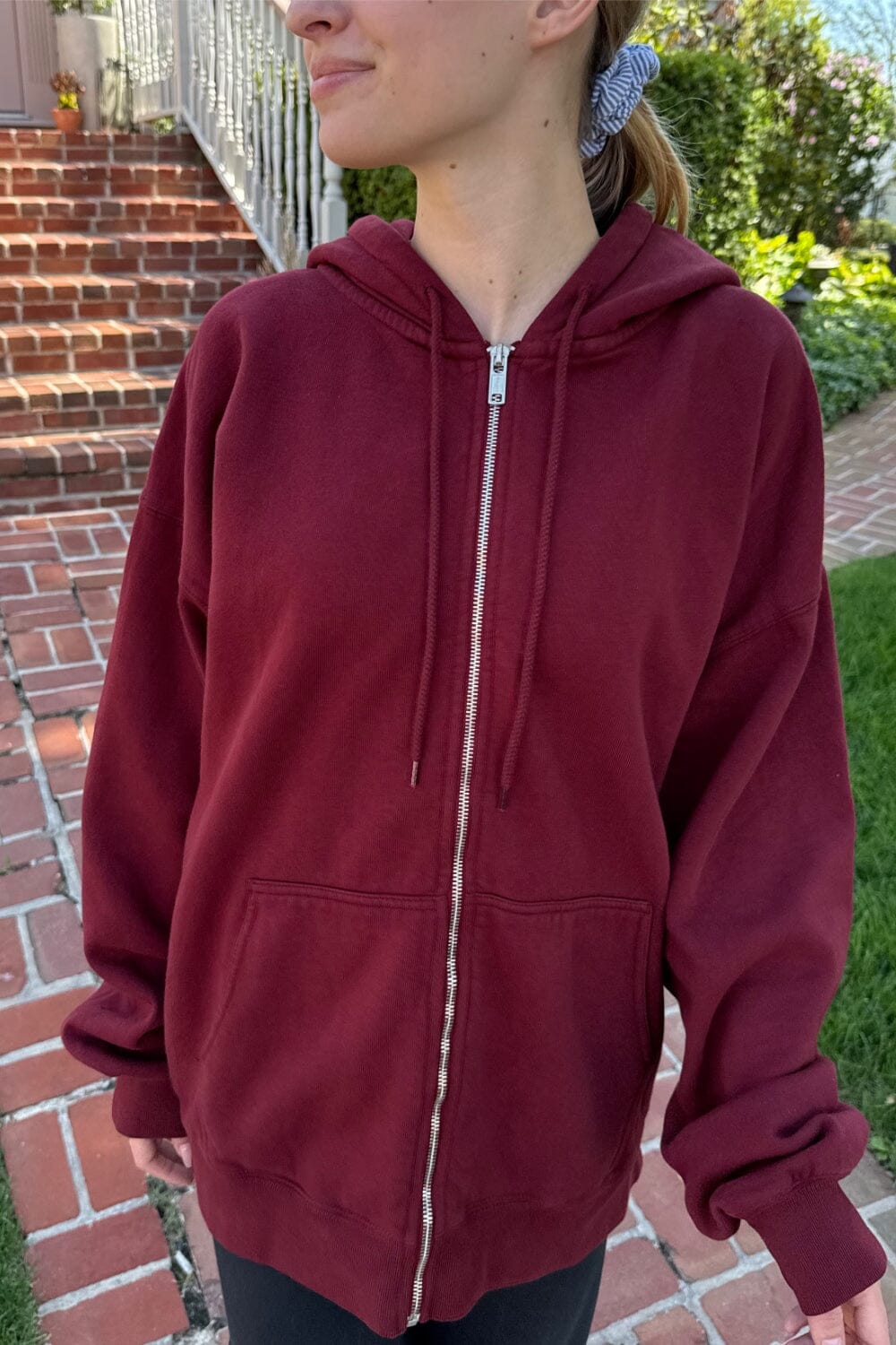 Burgundy / Oversized Fit