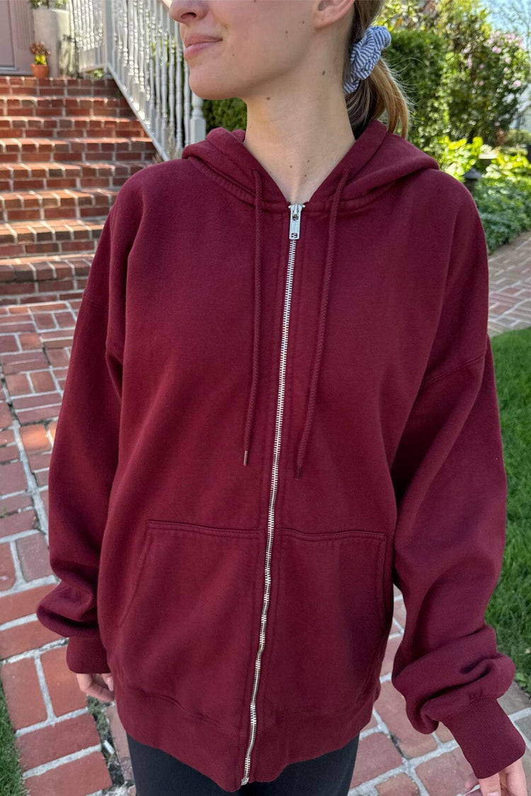 Christy Hoodie | Burgundy / Oversized Fit