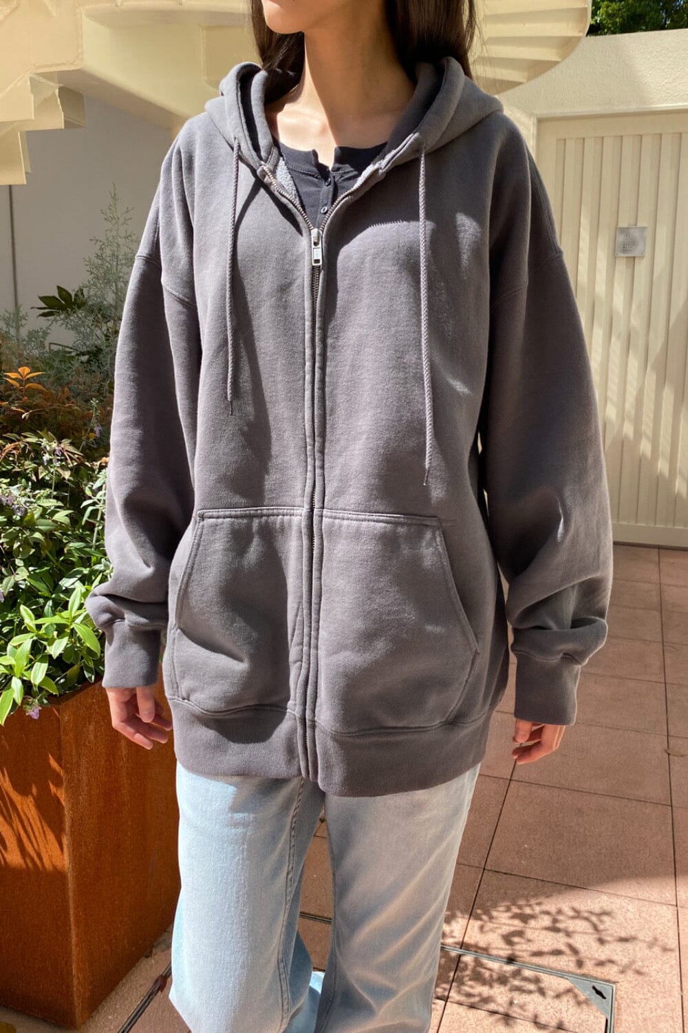 Christy Hoodie | Light Charcoal Grey / Oversized Fit