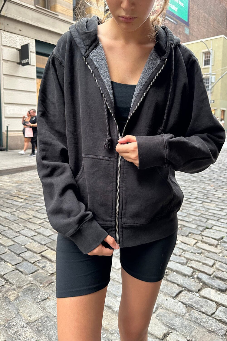 Brandy Melville Hoodie Black - $25 (44% Off Retail) - From Tayla