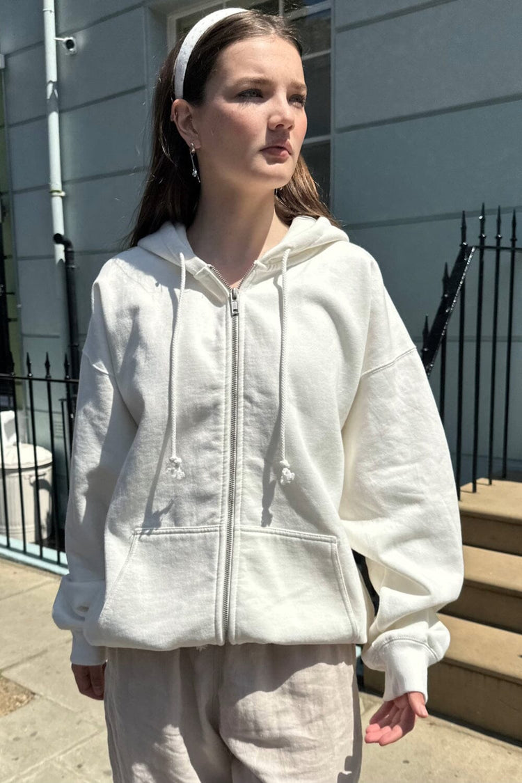 Christy Hoodie | White / Oversized Fit