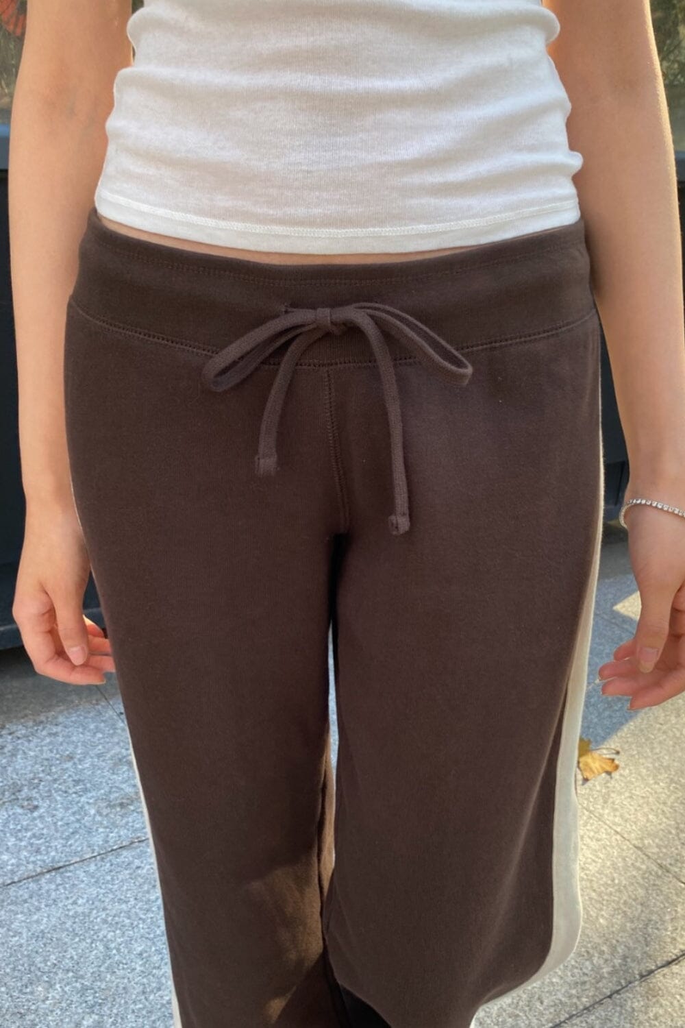 Hilary Stripe Yoga Pants | Brown / XS/S