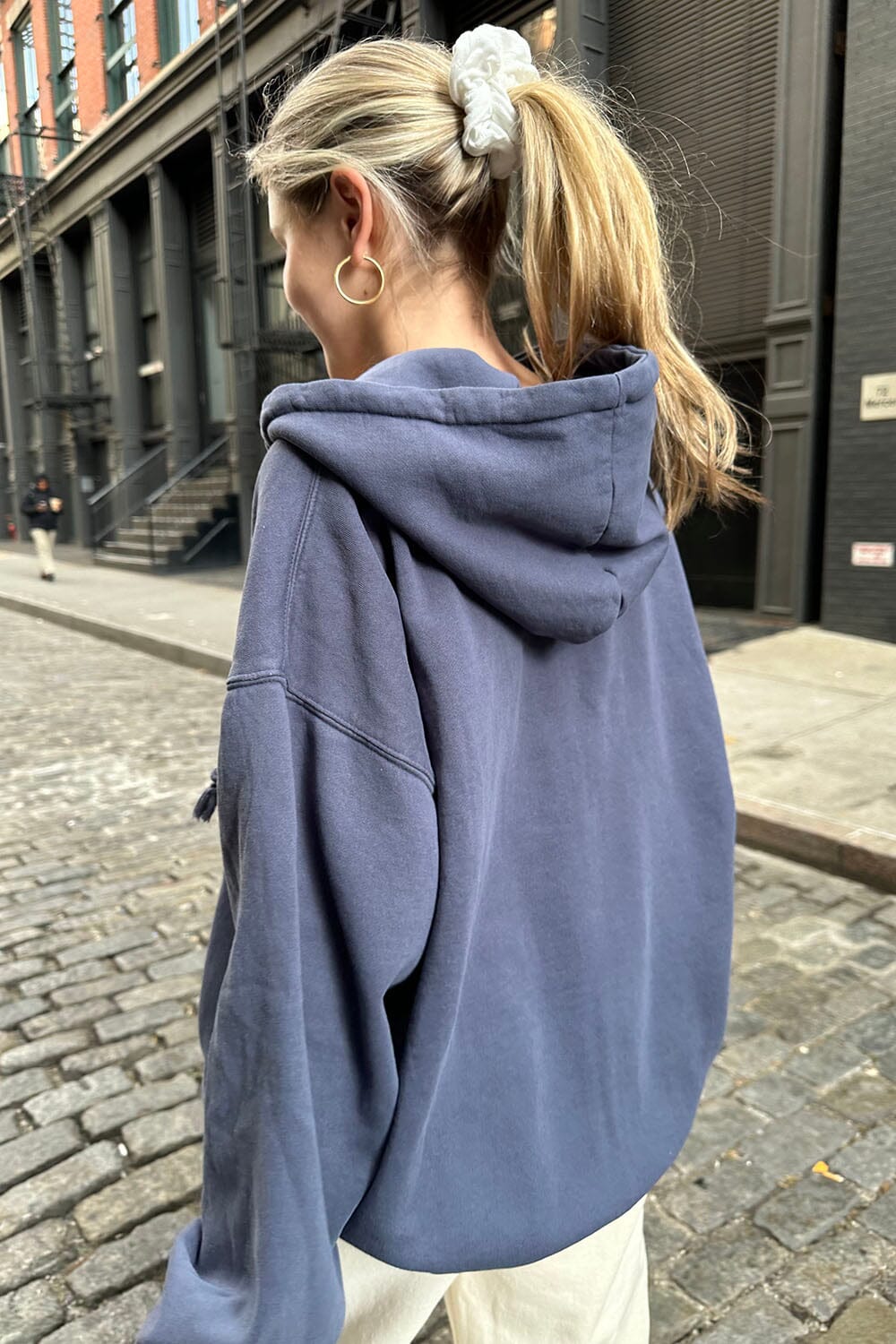 Brandy Melville New York Hoodie Blue - $45 (10% Off Retail) - From