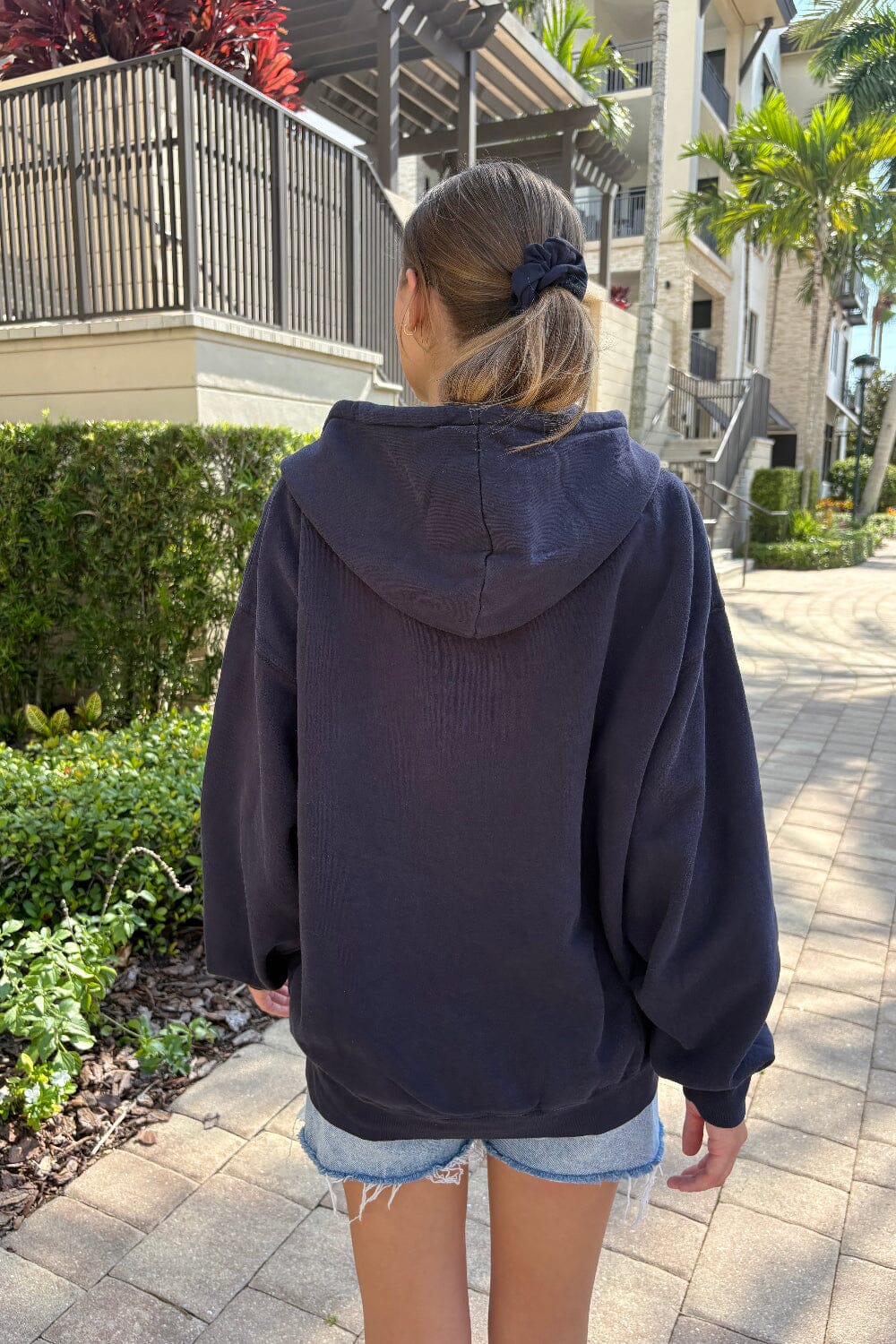 Christy Hoodie | Navy Blue / Oversized Fit