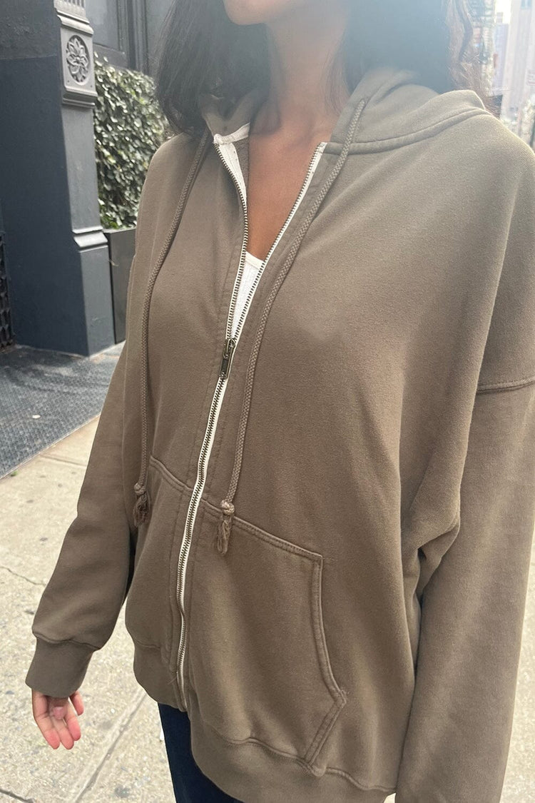 olive green / Oversized Fit