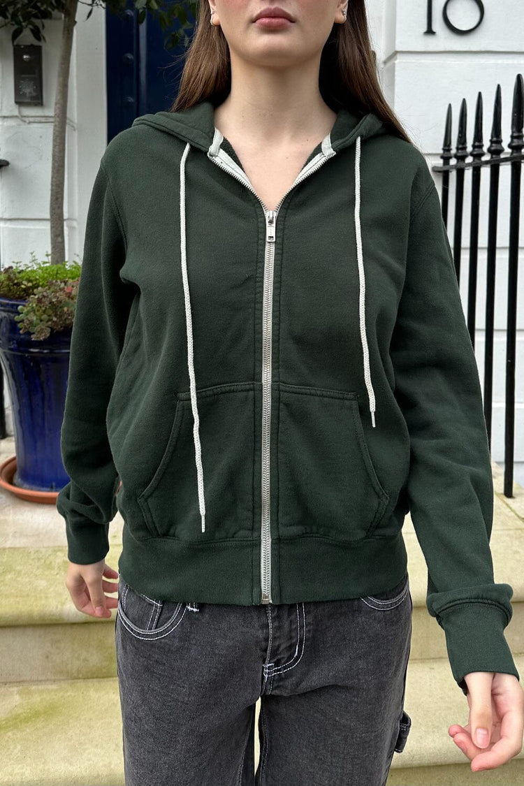 Christy Hoodie | Dark Green / Regular Fit