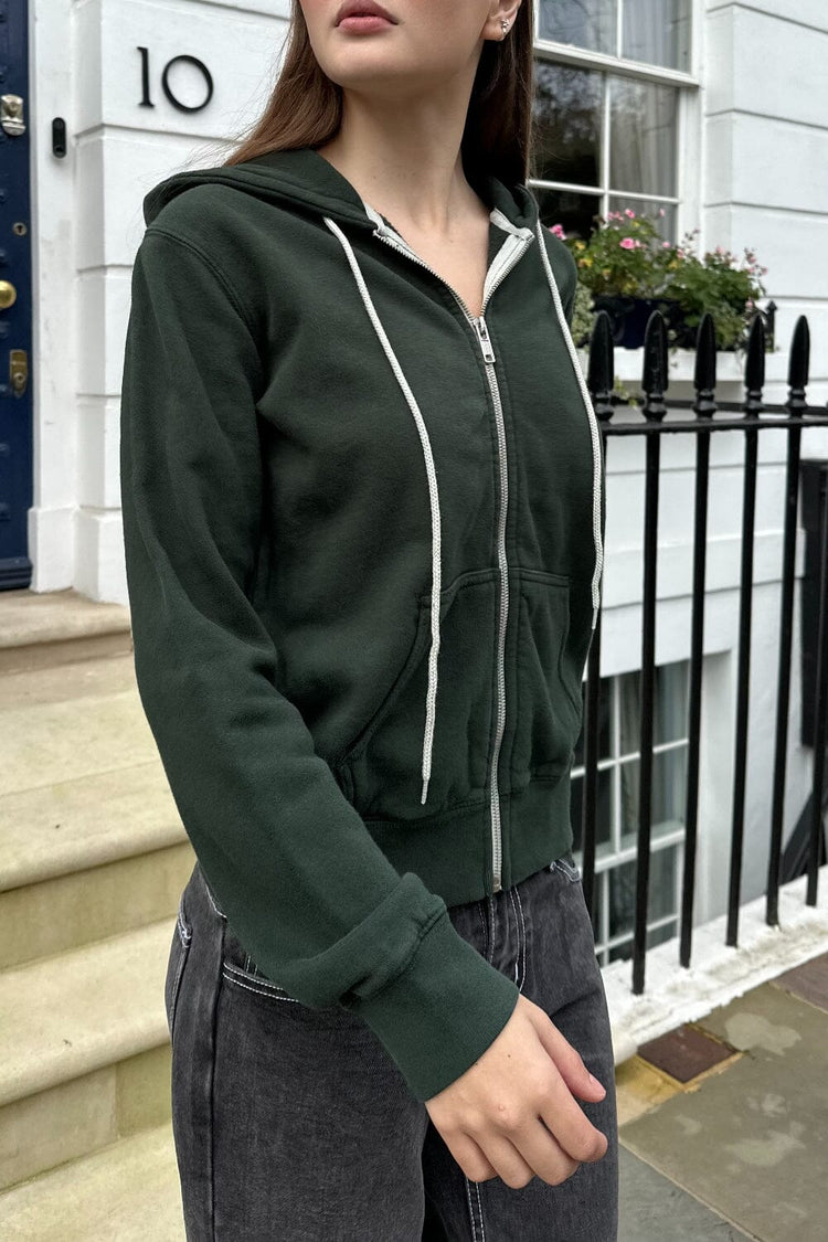 Christy Hoodie | Dark Green / Regular Fit