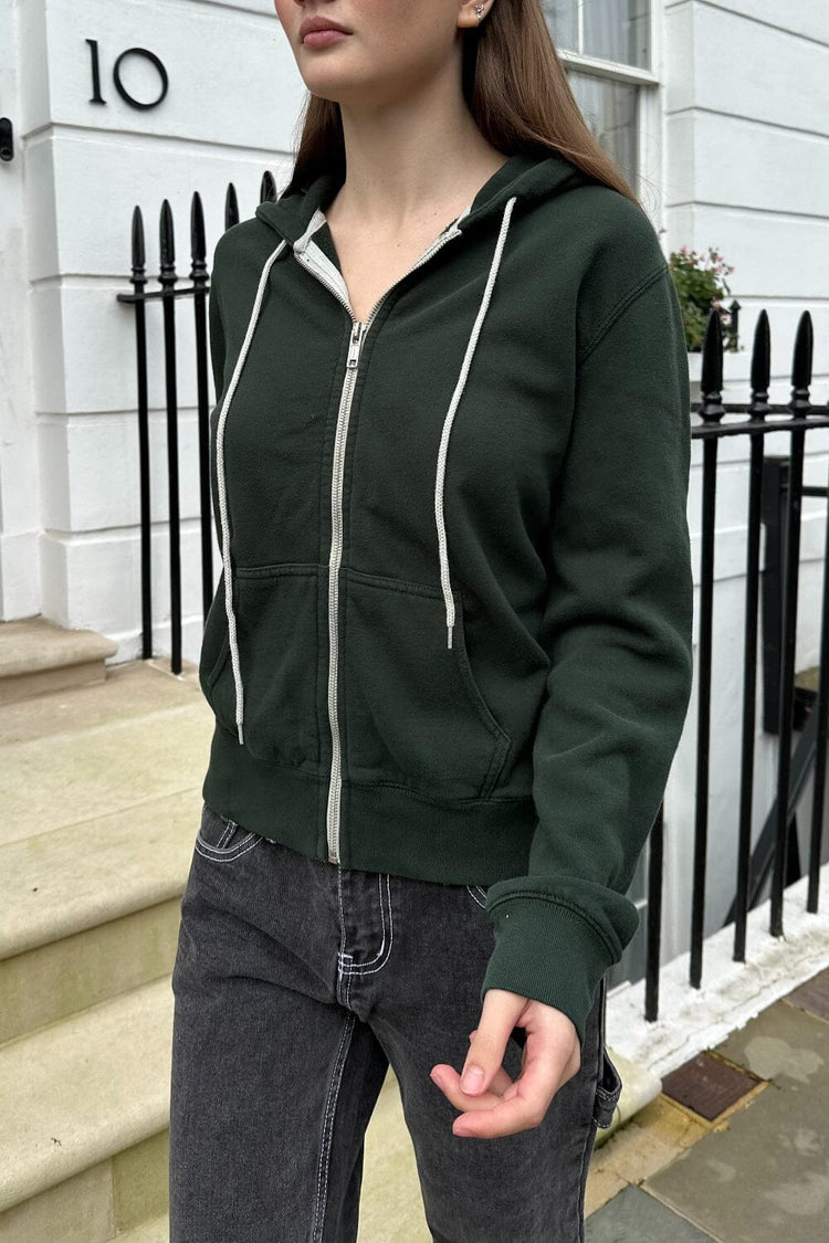 Christy Hoodie | Dark Green / Regular Fit