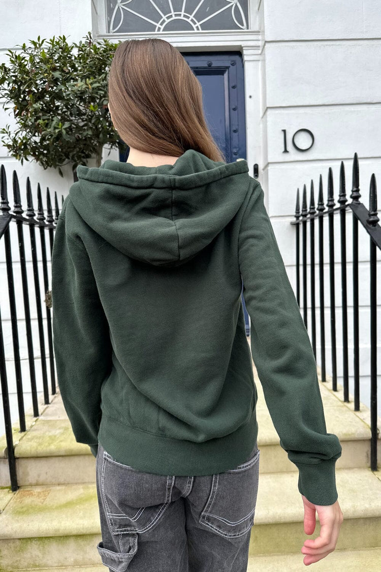 Christy Hoodie | Dark Green / Regular Fit