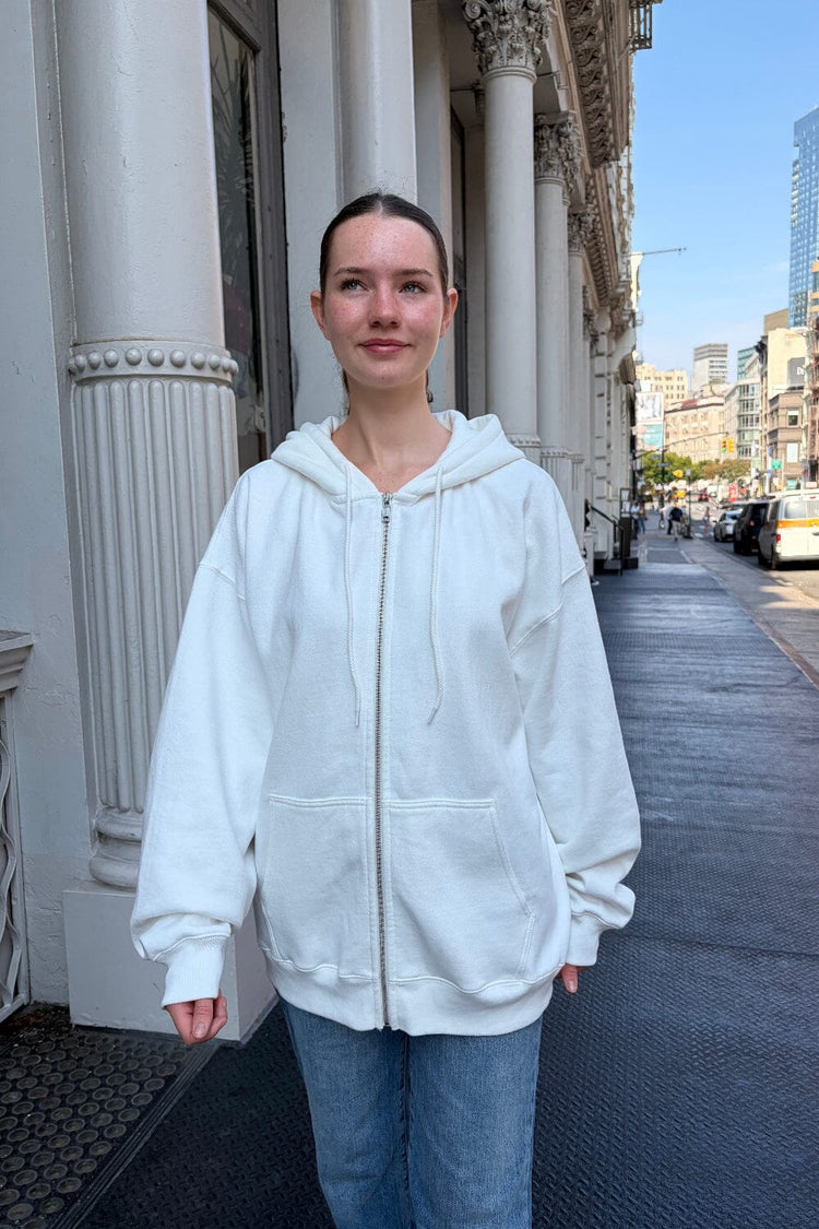 Christy Hoodie | White / Oversized Fit