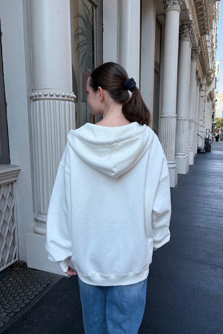 Christy Hoodie | White / Oversized Fit