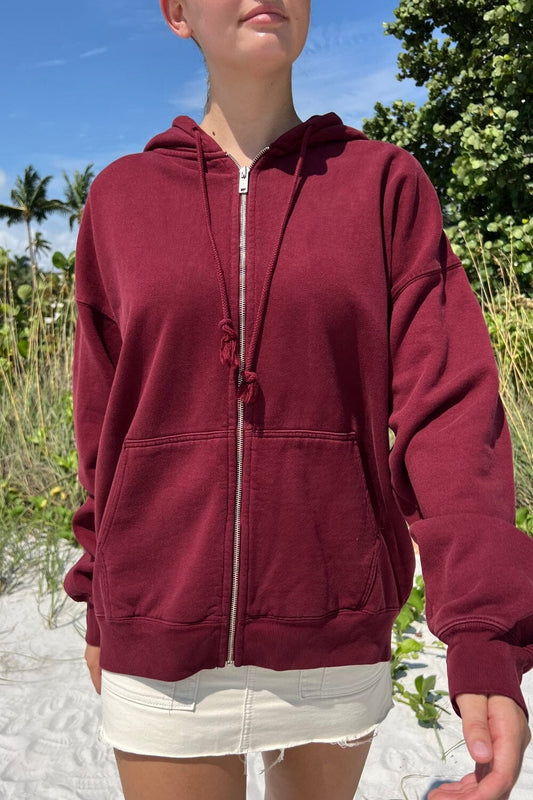 Burgundy / Oversized Fit