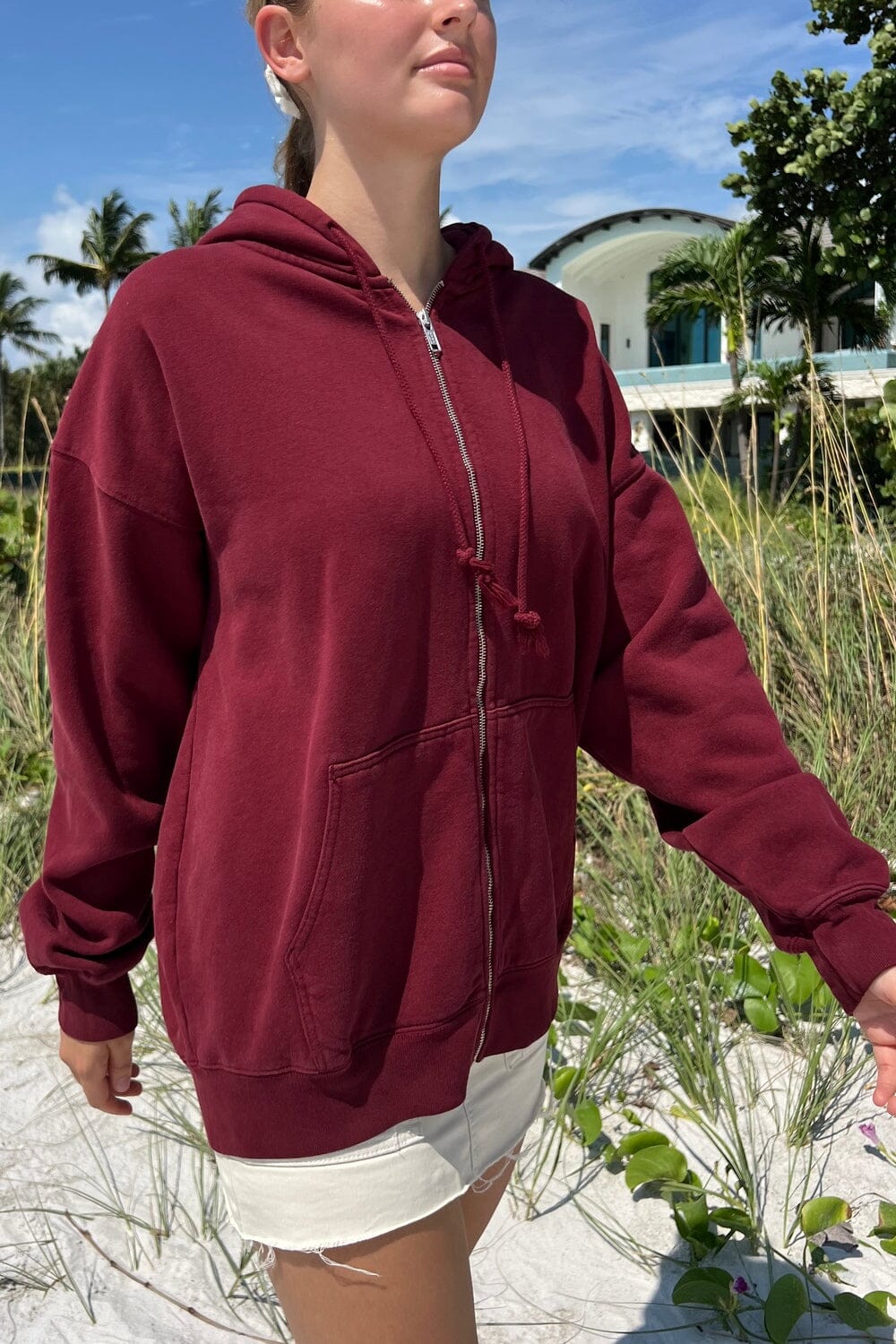 Burgundy / Oversized Fit