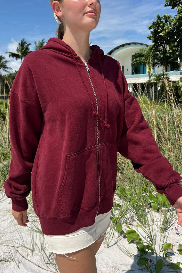 Christy Hoodie | Burgundy / Oversized Fit