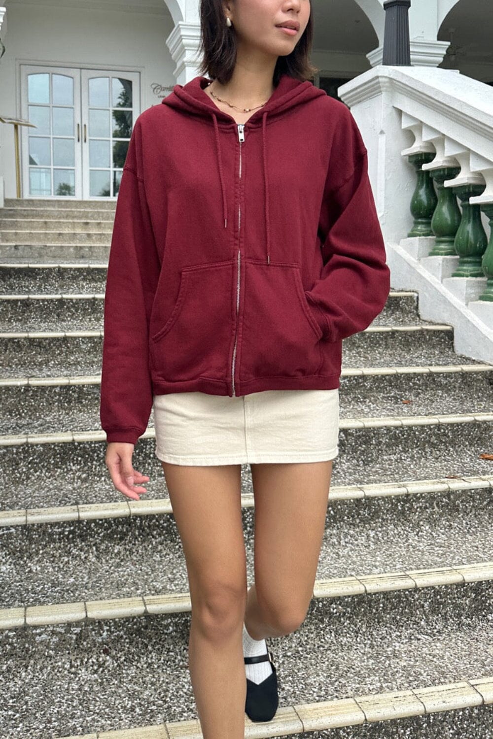 Christy Hoodie | Burgundy / Oversized Fit