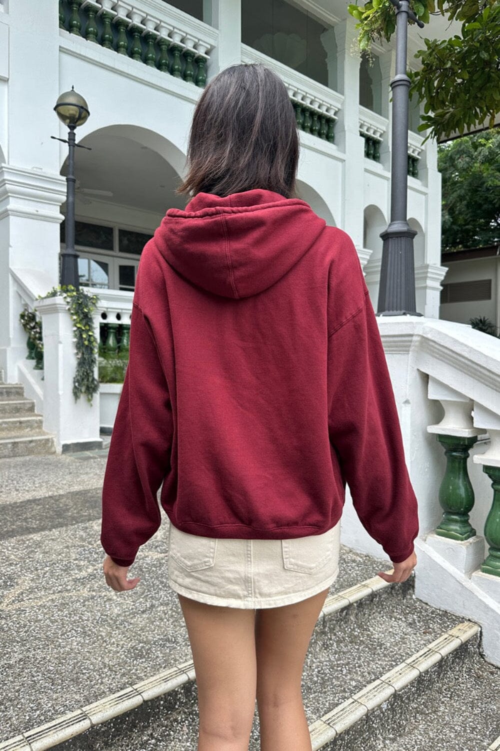 Christy Hoodie | Burgundy / Oversized Fit