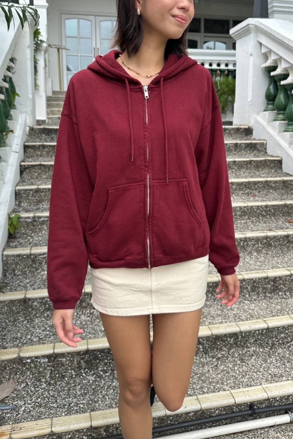 Christy Hoodie | Burgundy / Oversized Fit