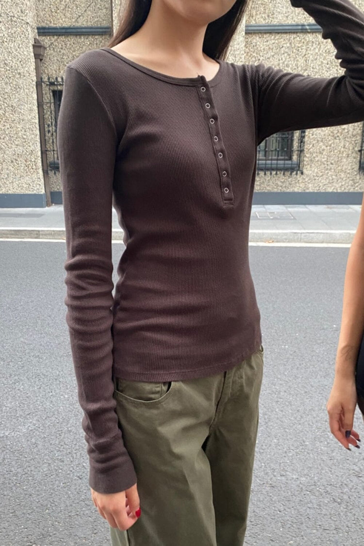 Ahern Top | Mocha / XS/S