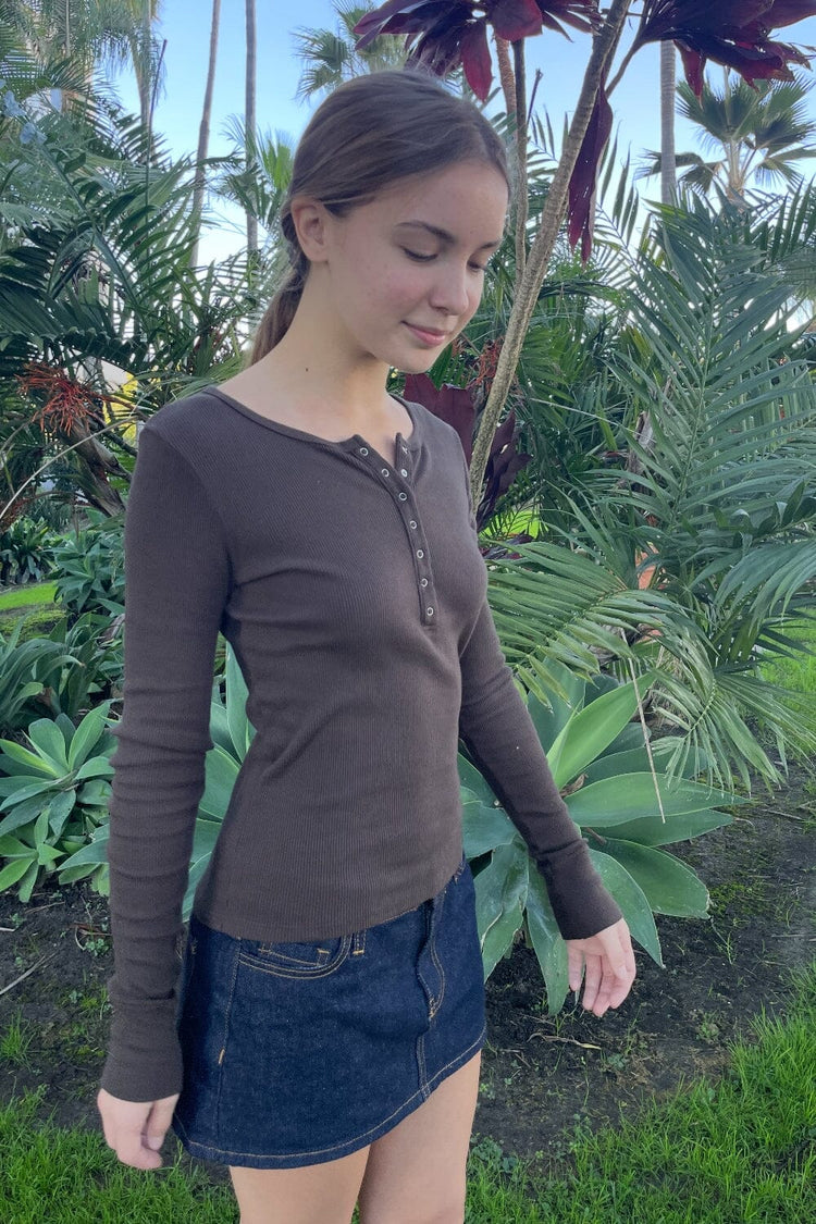 Ahern Top | Mocha / XS/S