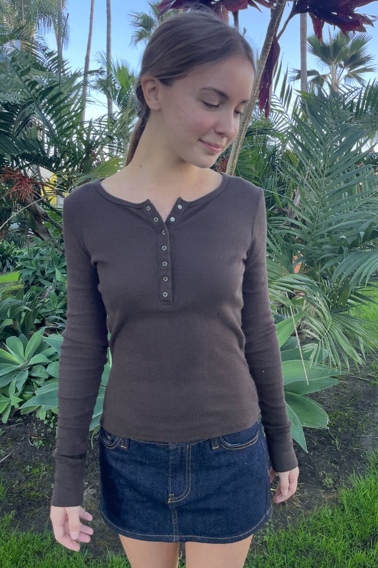 Ahern Top | Mocha / XS/S