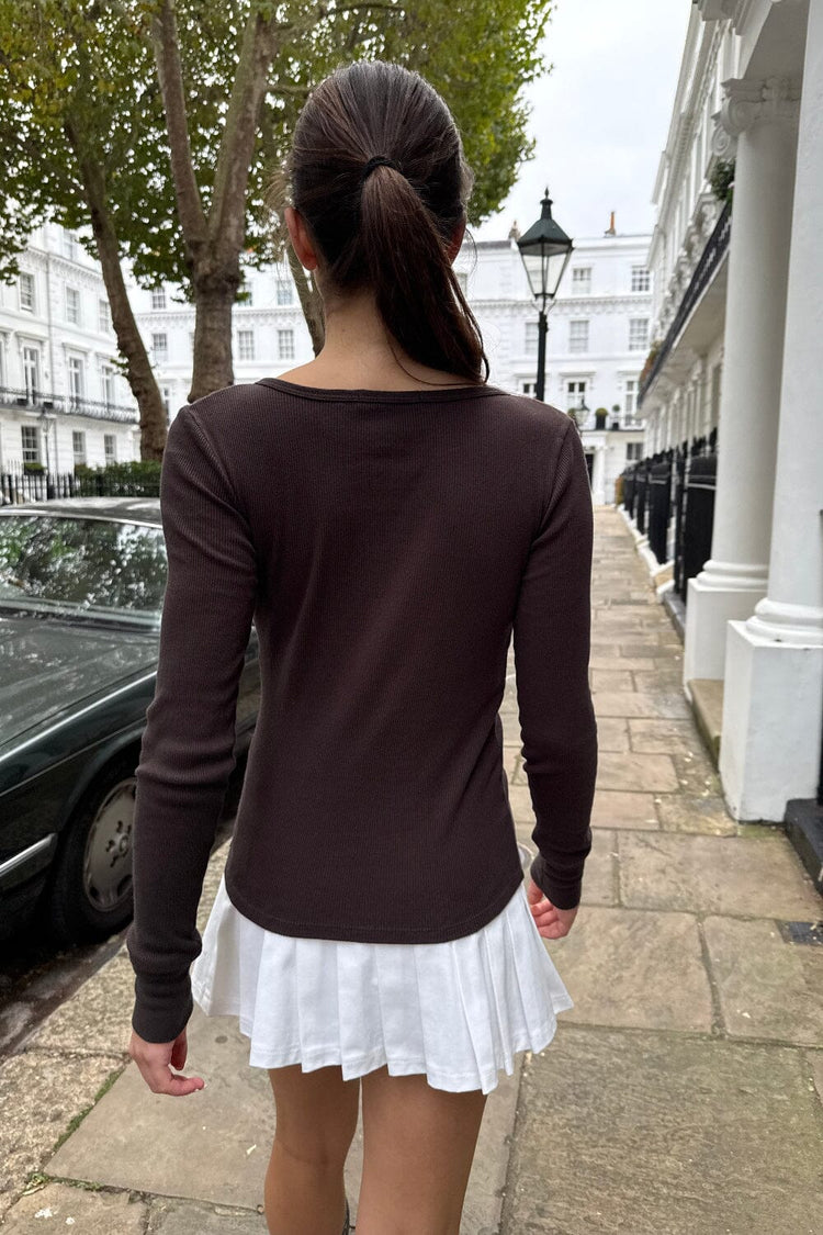 Ahern Top | Mocha / XS/S