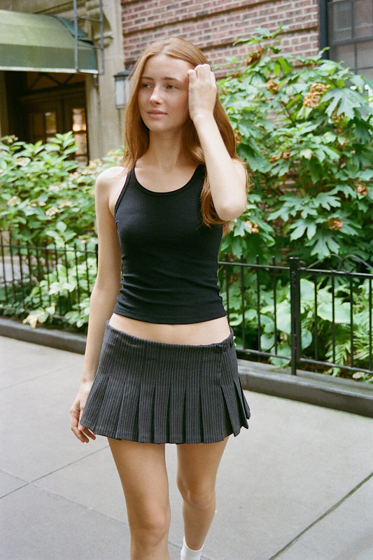 Charcoal Silver Stripes / XS/S