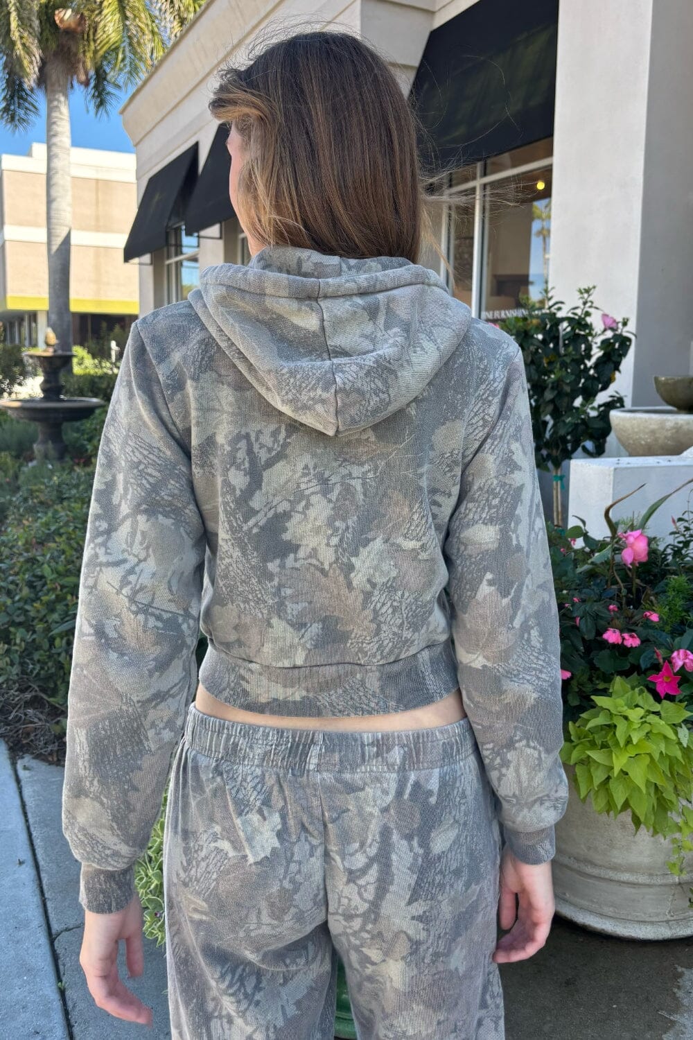 Brandy Melville Crystal Camouflage Hoodie | Pacific City