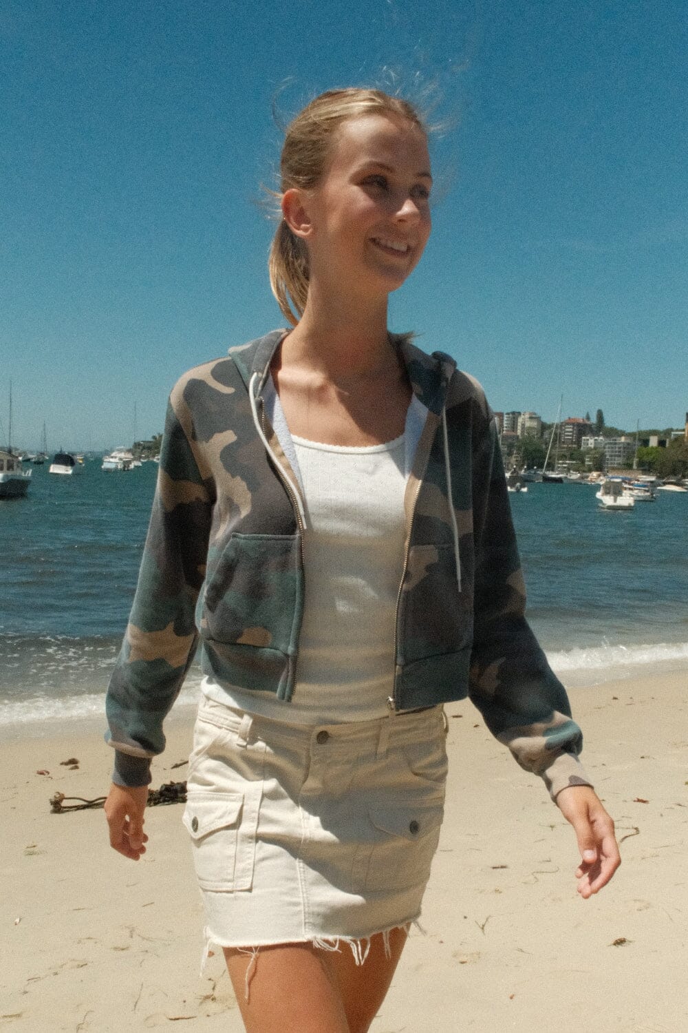 Crystal Camouflage Hoodie - Camouflage / XS/S