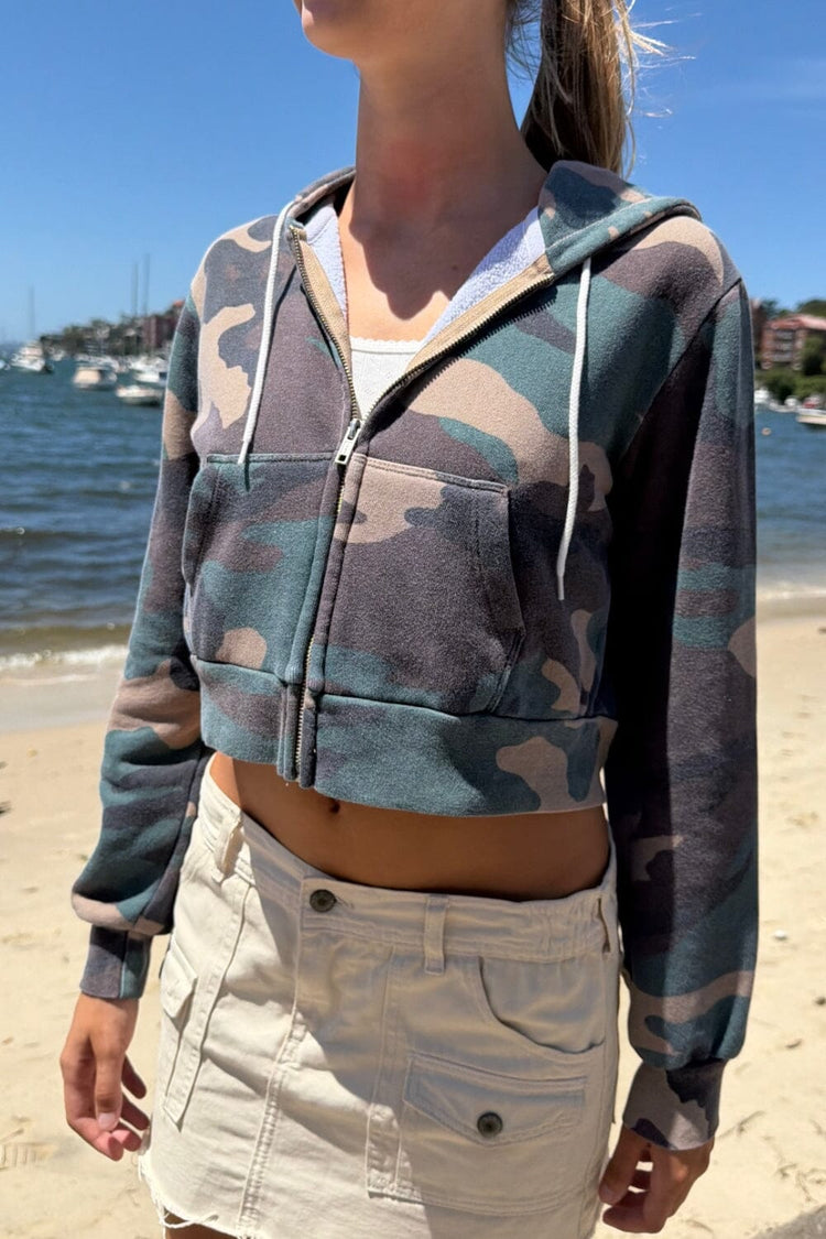 Crystal Camouflage Hoodie | Camouflage / XS/S