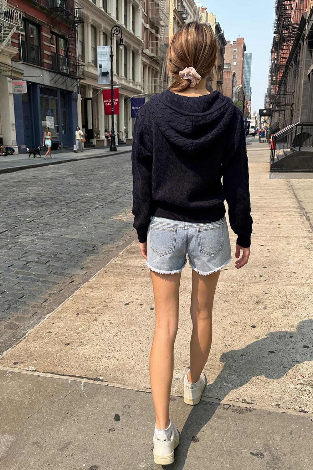 Ayla Cable Knit Hoodie