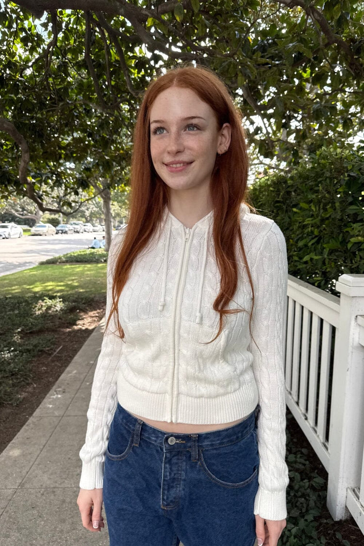 Alana Wool Sweater | White / XS/S