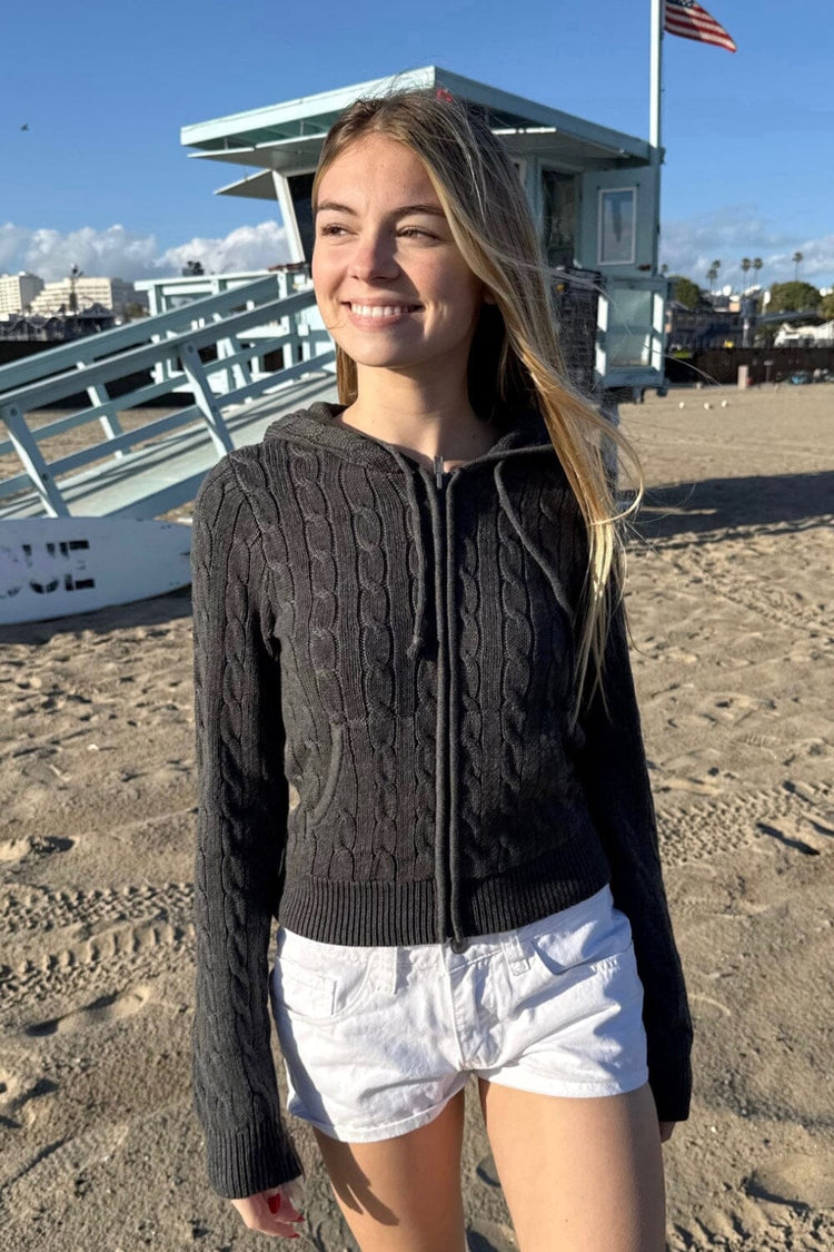 Alana Wool Sweater | Charcoal / XS/S