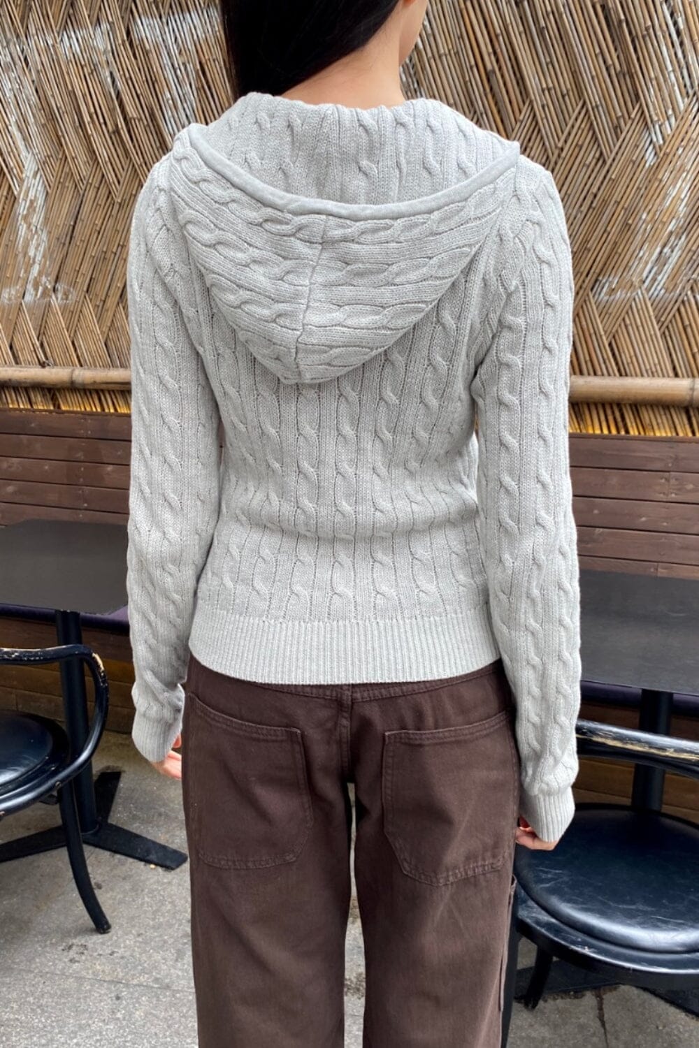 Alana Wool Sweater | Light Grey / XS/S