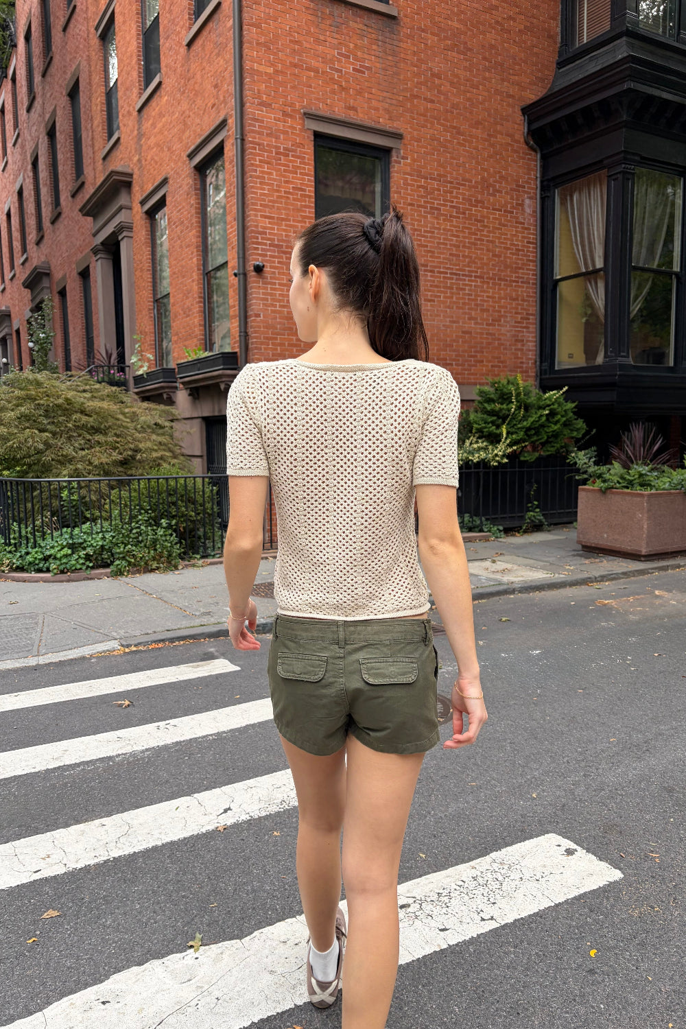 Megan Net Top | Beige  XS/S